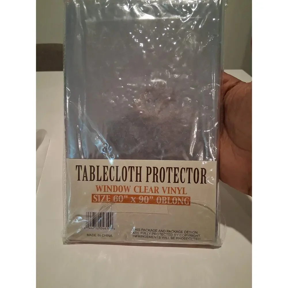 NEW Better Home Clear Vinyl Tablecloth Protector 60